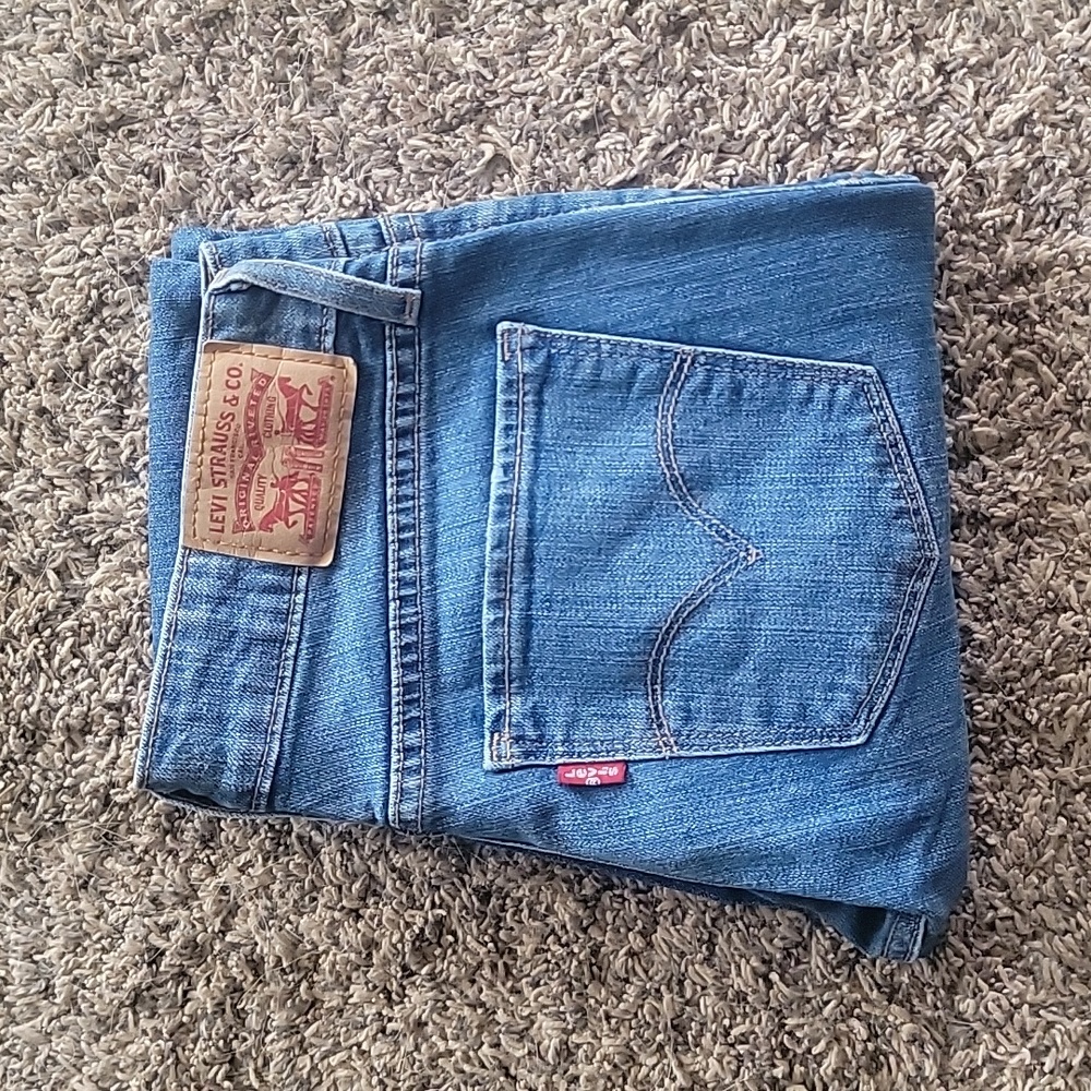 Levi's 711 Skinny mid rise blue jean, size 25